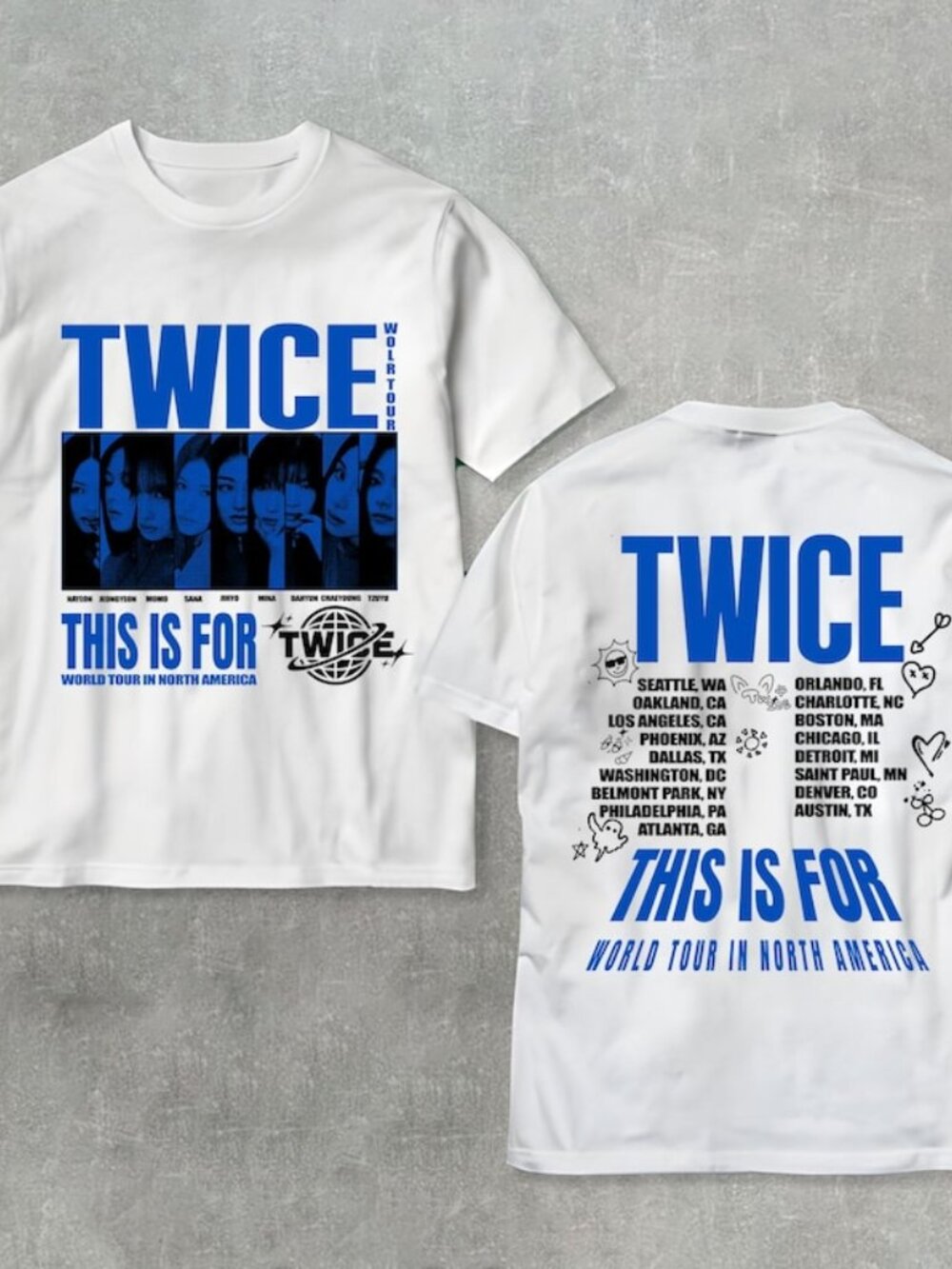 Twice This Is For World Tour Part 2 T-shirt, Four Twice Shirt, Twice Ready t 257